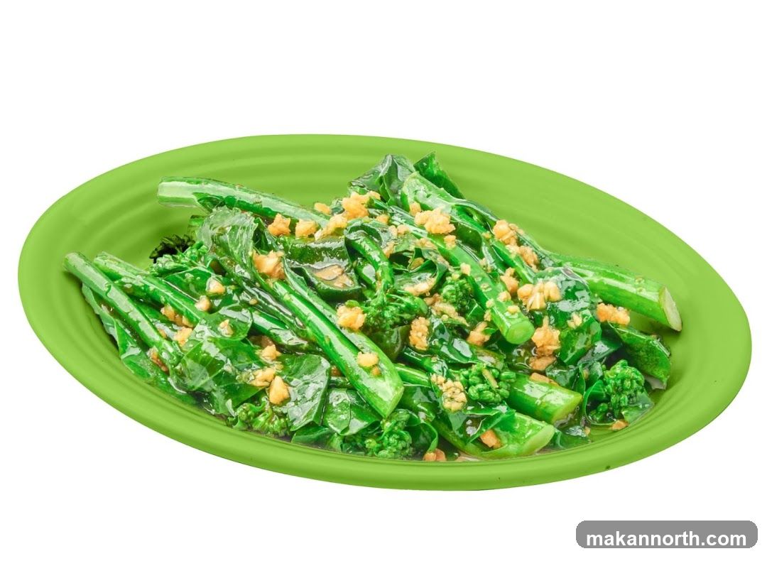 Stir-fried Chinese Broccoli with Garlic
