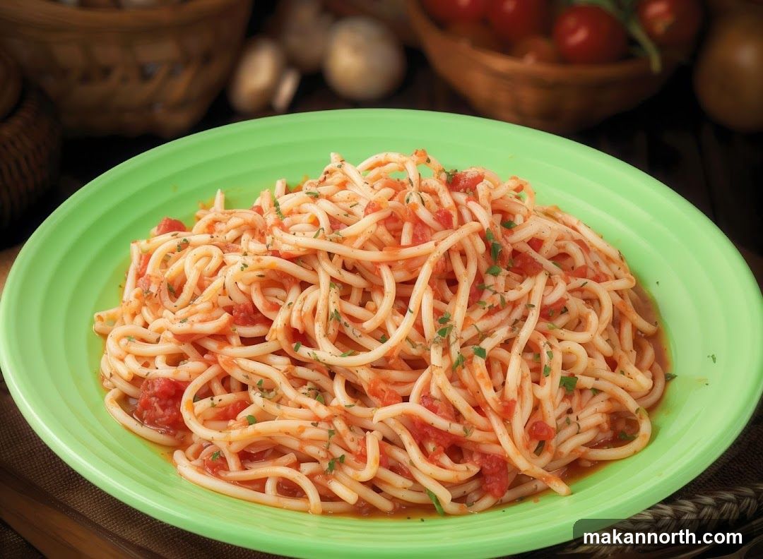 Spaghetti with Tomato Sauce