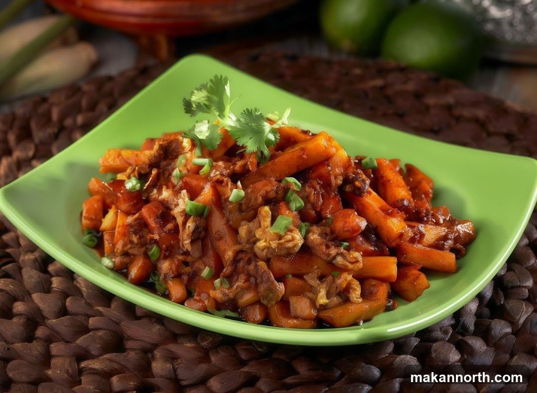 Carrot and Walnut Dish