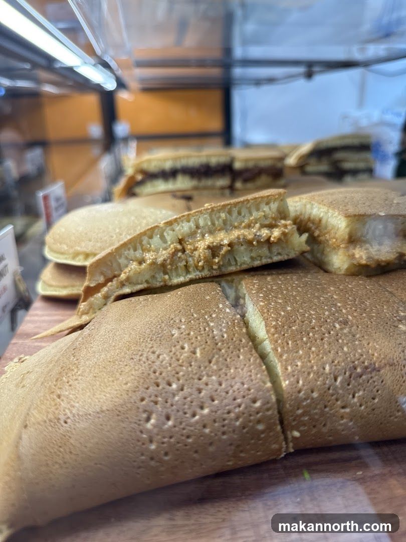 Peanut Filled Pancakes