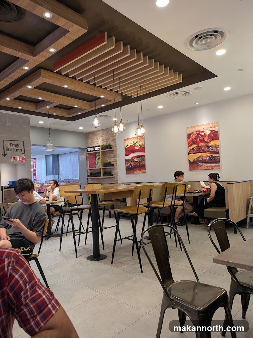Burger Restaurant Interior