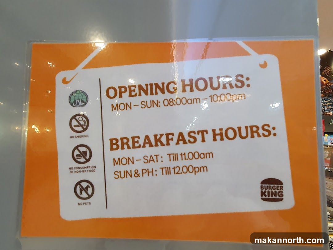 Burger King Opening Hours