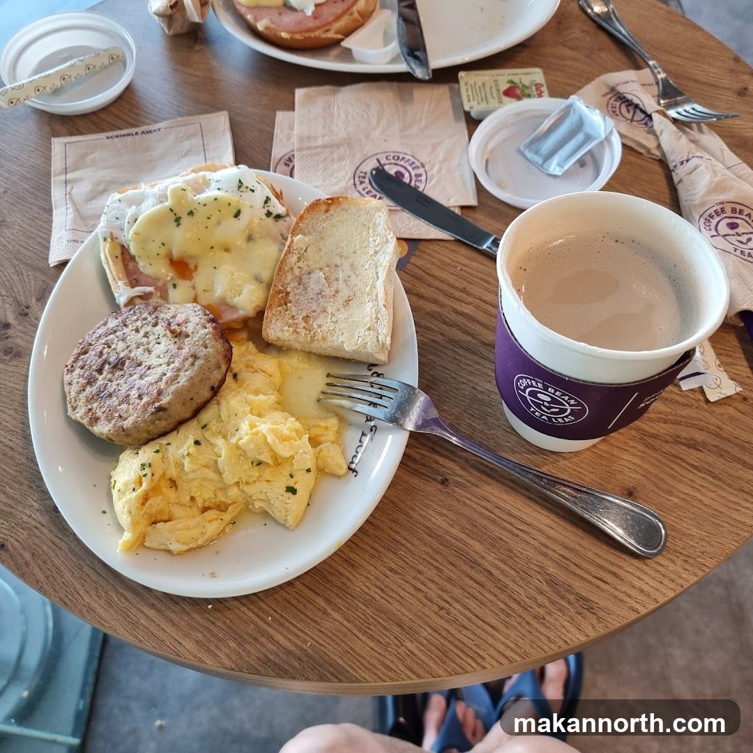 Breakfast Plate and Coffee