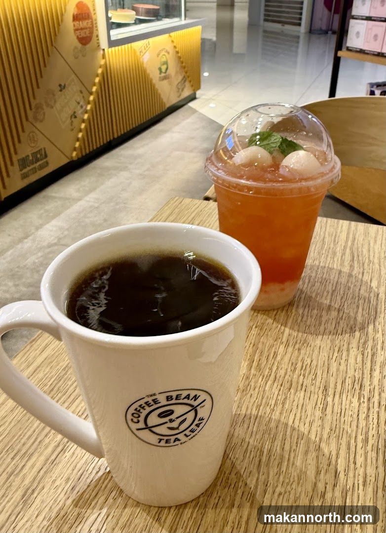 Coffee and Lychee Drink