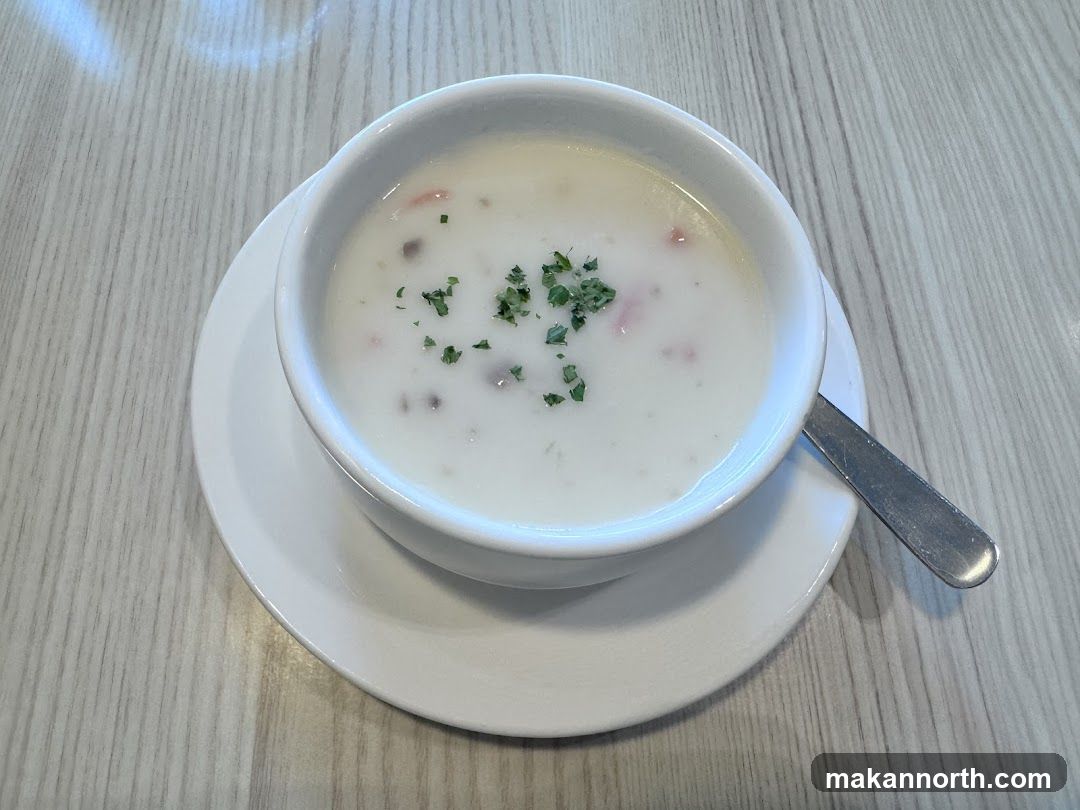 Creamy Soup with Garnish