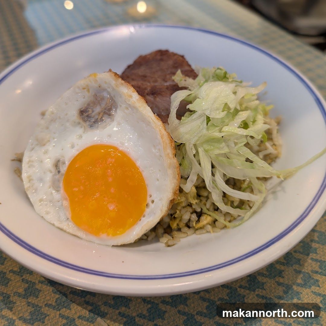 Fried Egg and Rice Dish