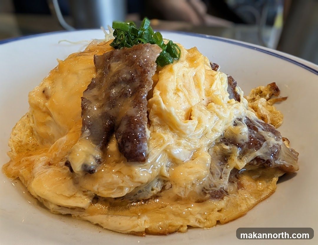 Omurice with Beef