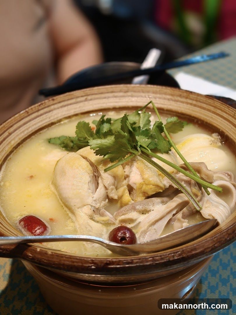 Chicken Soup with Garnish