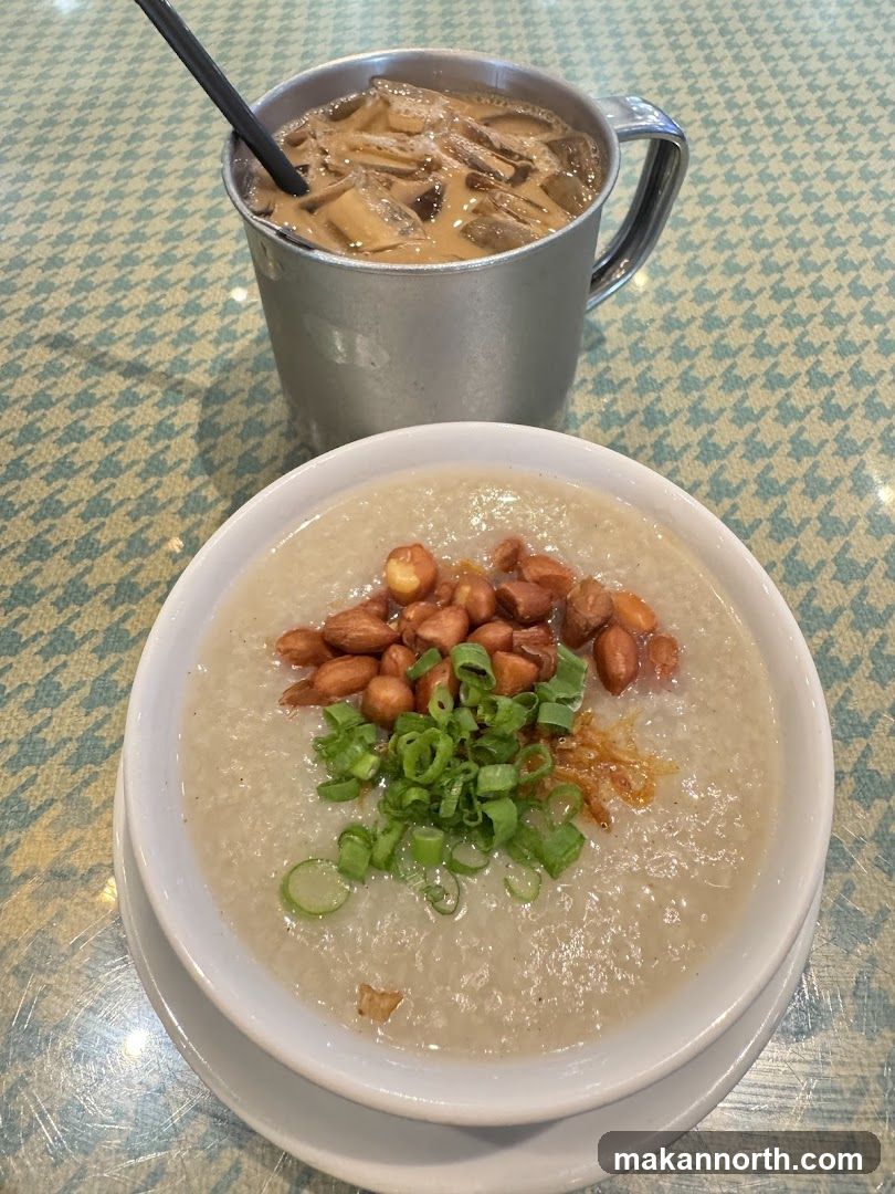 Congee and Iced Coffee