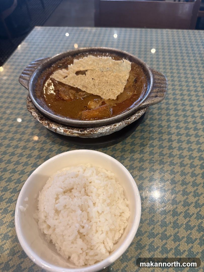 Curry dish with rice