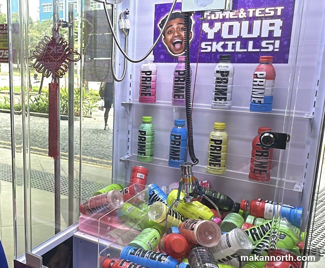 Claw Machine with Prime Drinks