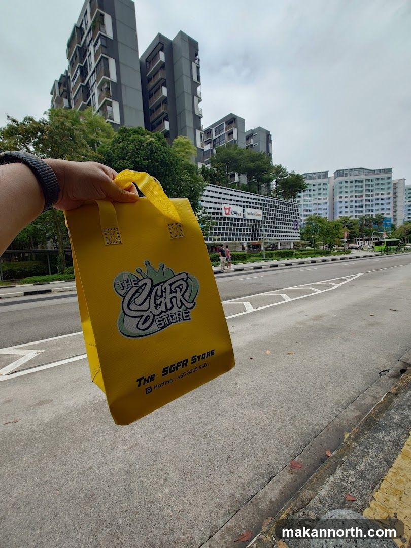 Yellow Shopping Bag with Logo