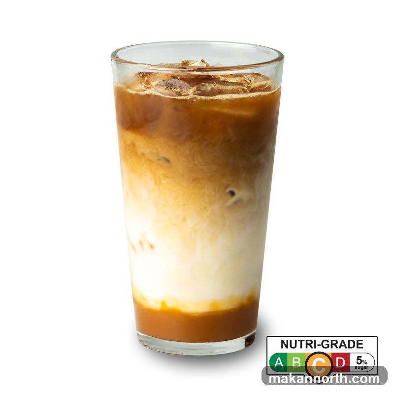 Iced Coffee with Nutri-Grade Label