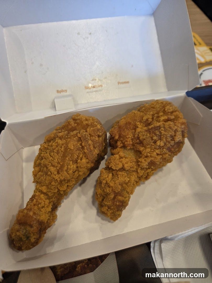 Fried Chicken Drumsticks in a Box
