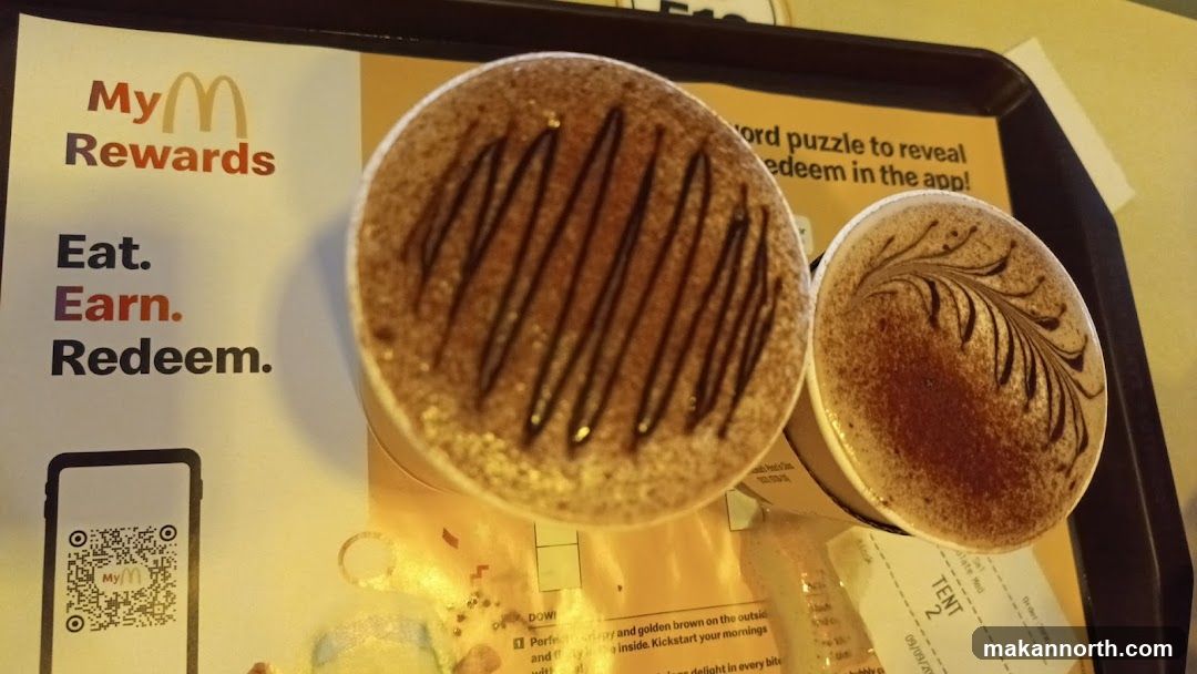 McDonald's My Rewards Tray Liner with Drinks