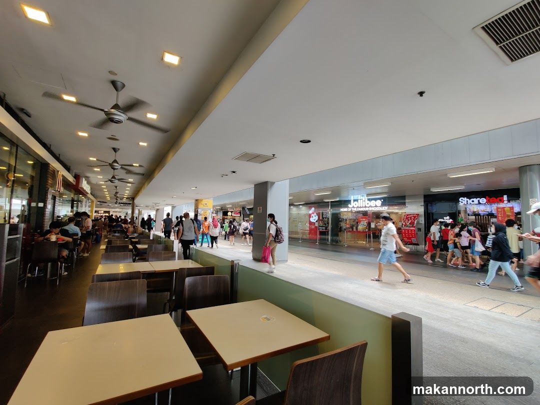 Outdoor Food Court with Jollibee and ShareTea