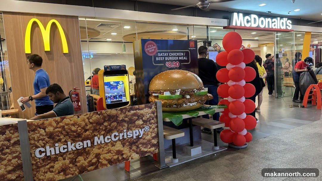 McDonald's Satay Chicken/Beef Burger Meal Promotion