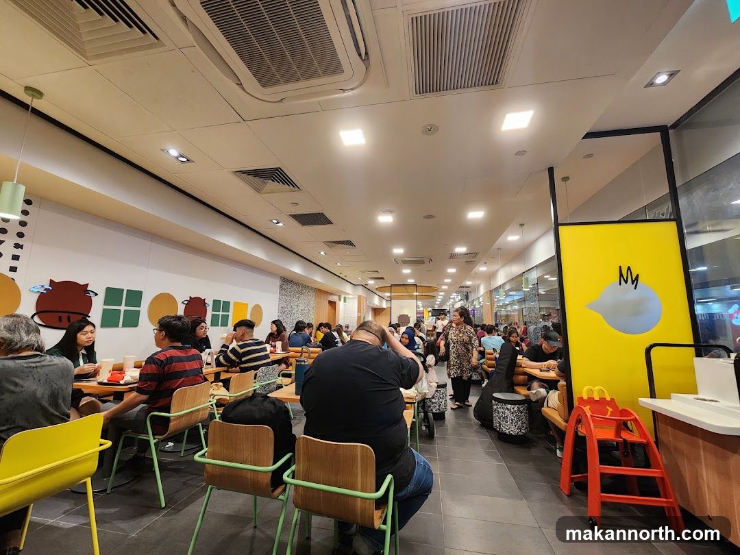 Restaurant Interior with Diners