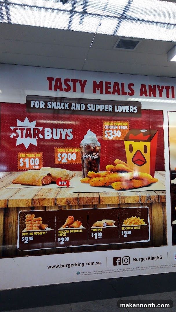 Burger King Menu