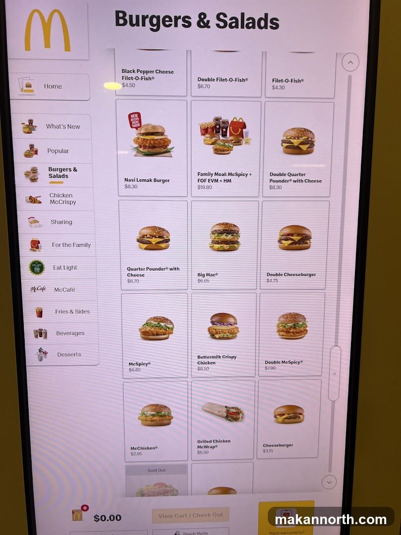 Burgers & Salads