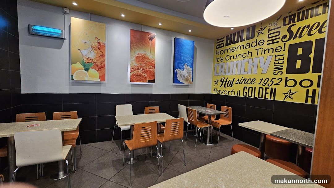 Restaurant Interior with Seating and Wall Art