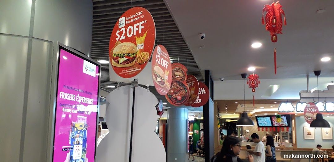Promotional Displays and Restaurant Interior