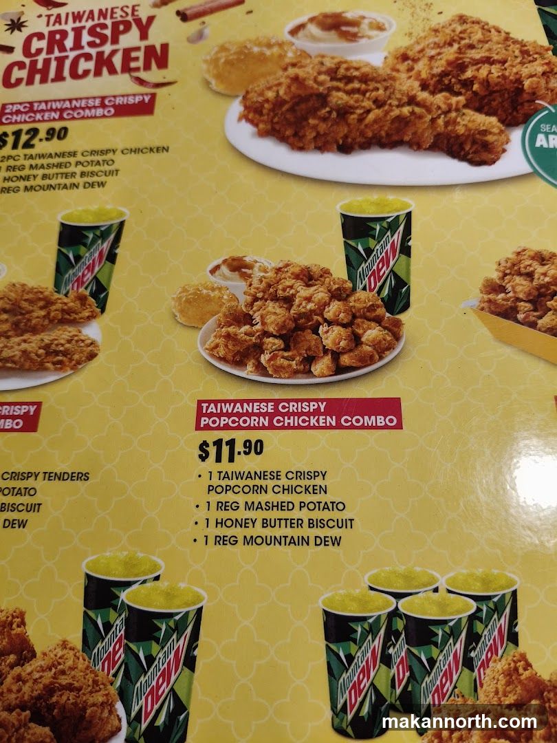 Taiwanese Crispy Chicken Combos