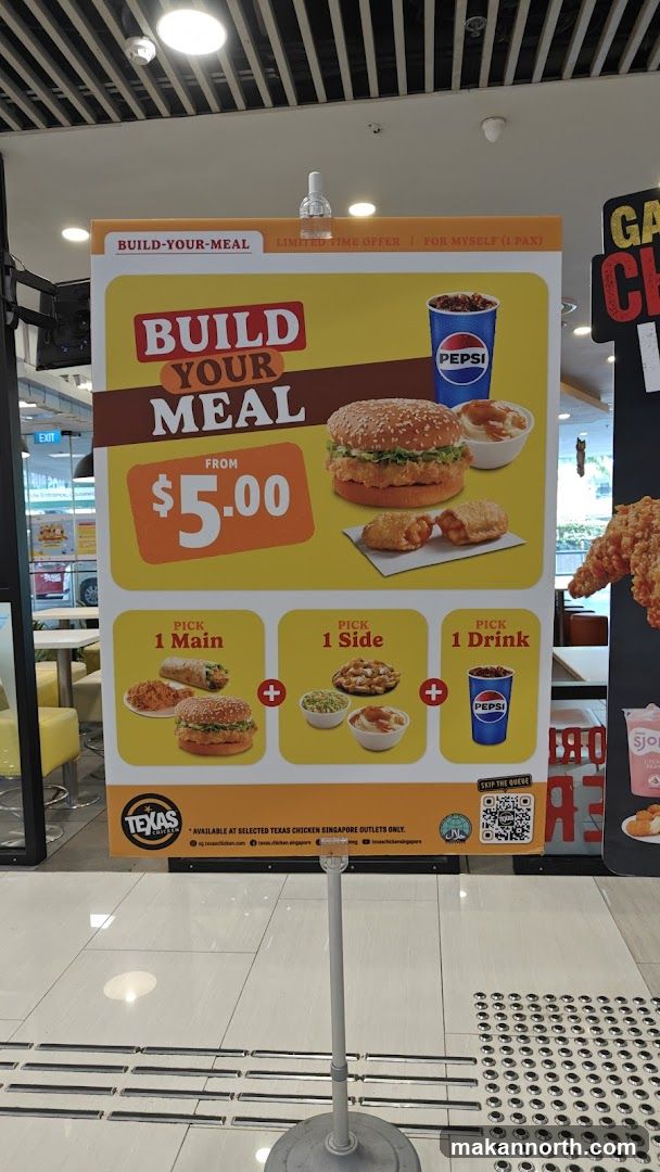 Texas Chicken Build Your Meal Promotion