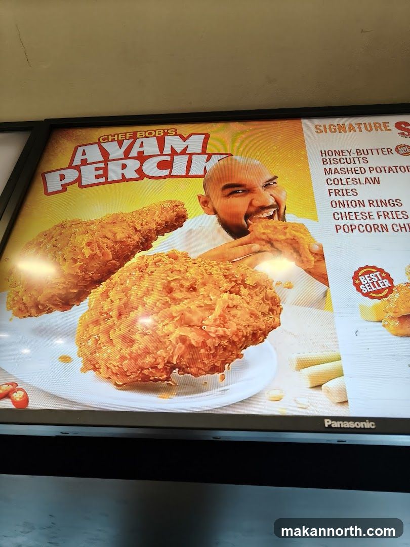 Chef Bob's Ayam Percik Menu
