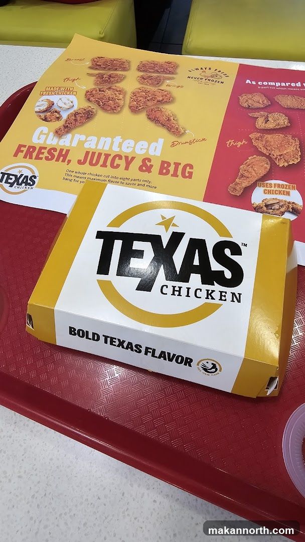 Texas Chicken Box and Flyer