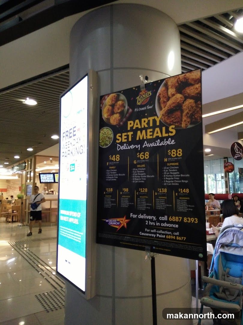 Texas Chicken Party Set Meals