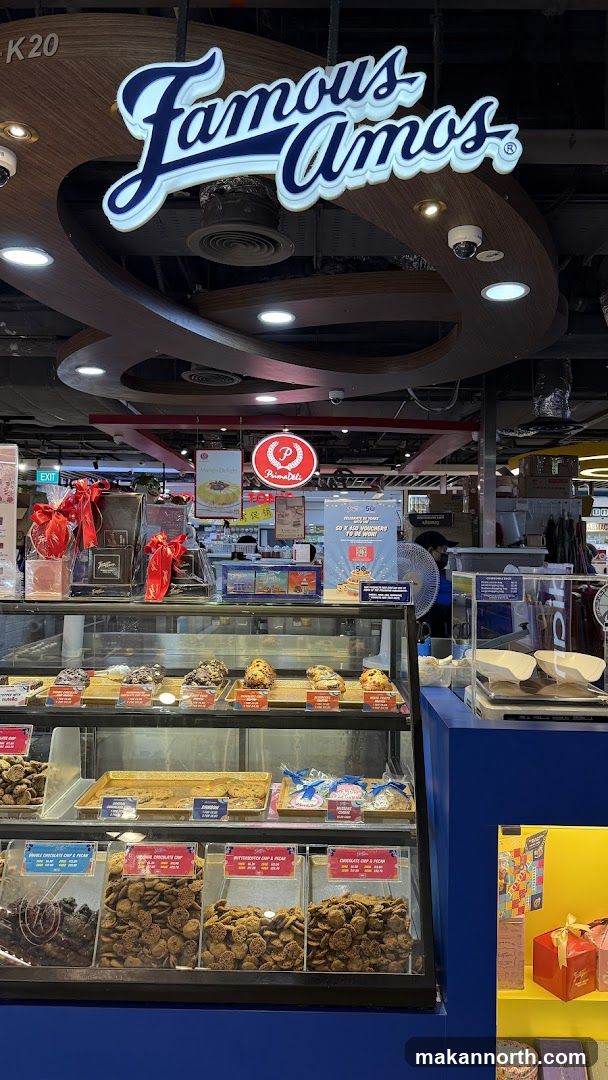 Famous Amos Cookies Display