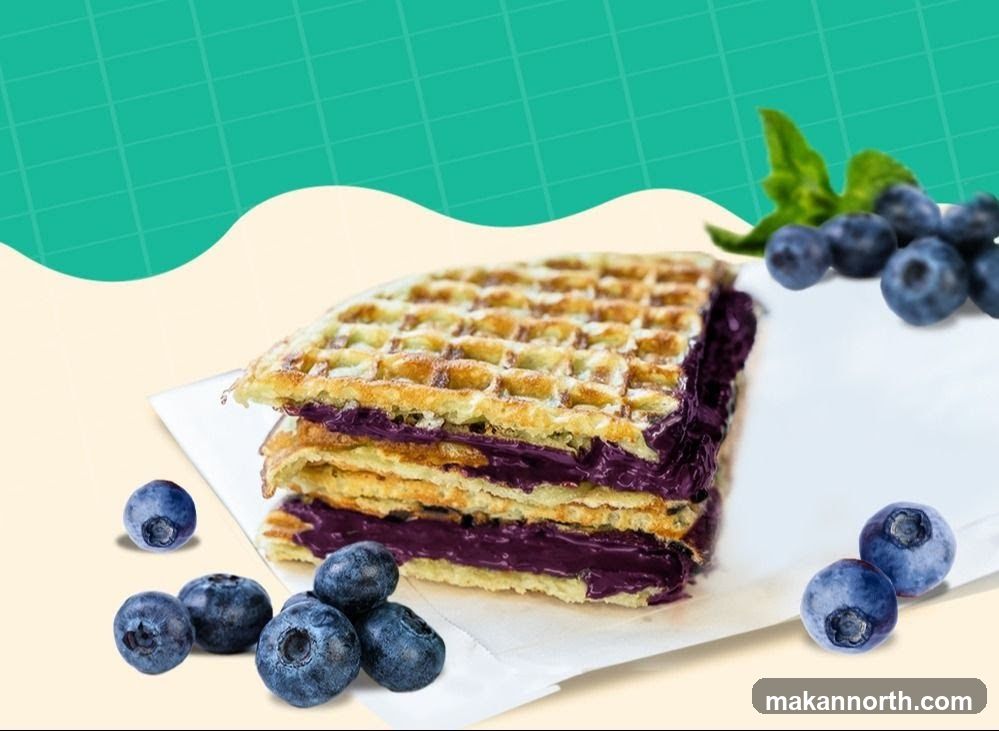 Blueberry Waffle Sandwich