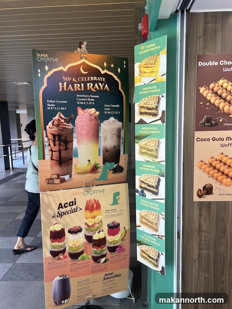 Super Coconut Menu
