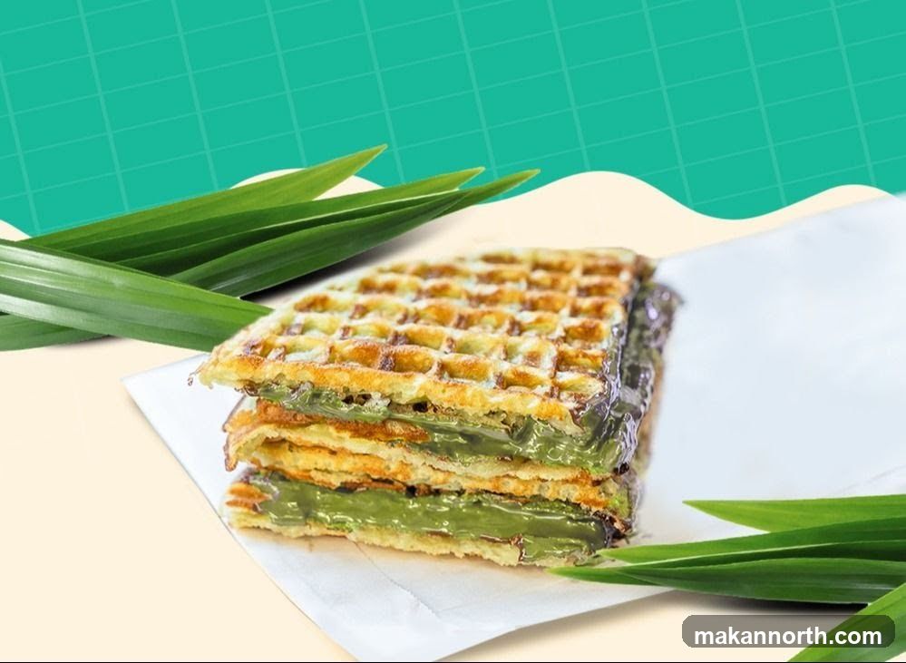 Pandan Waffles
