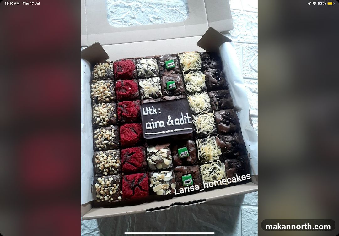 Box of assorted brownies