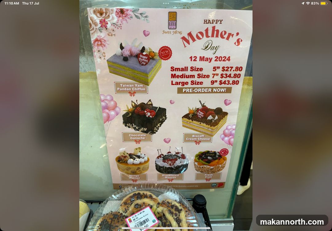 Happy Mother's Day Cake Promotion