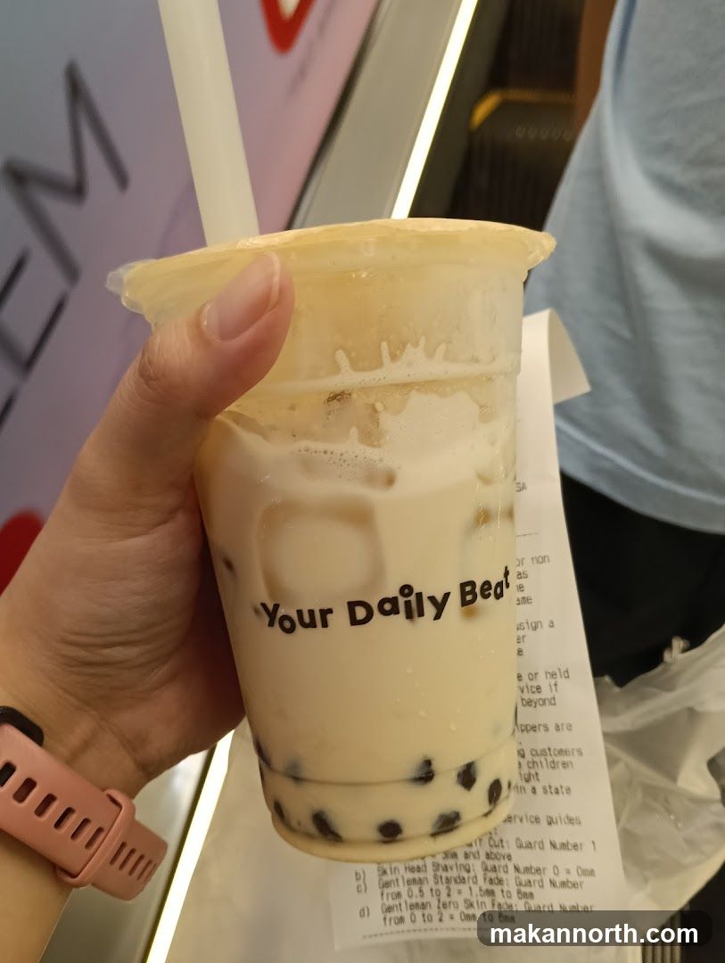 Bubble Tea with Receipt