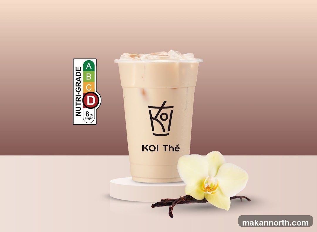 KOI Thé Drink with Nutri-Grade Label