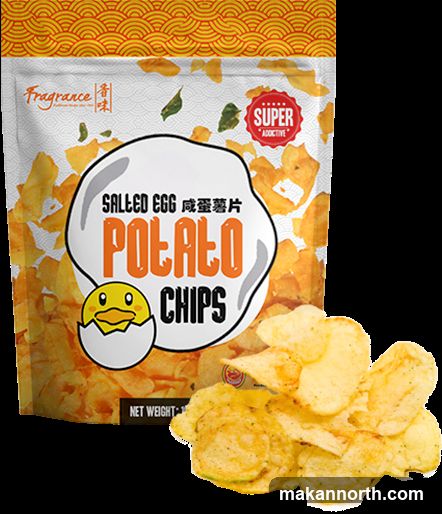 Salted Egg Potato Chips