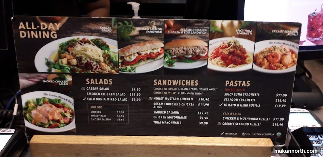 All-Day Dining Menu