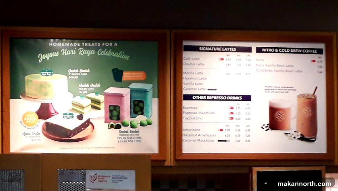 Homemade Treats and Coffee Menu