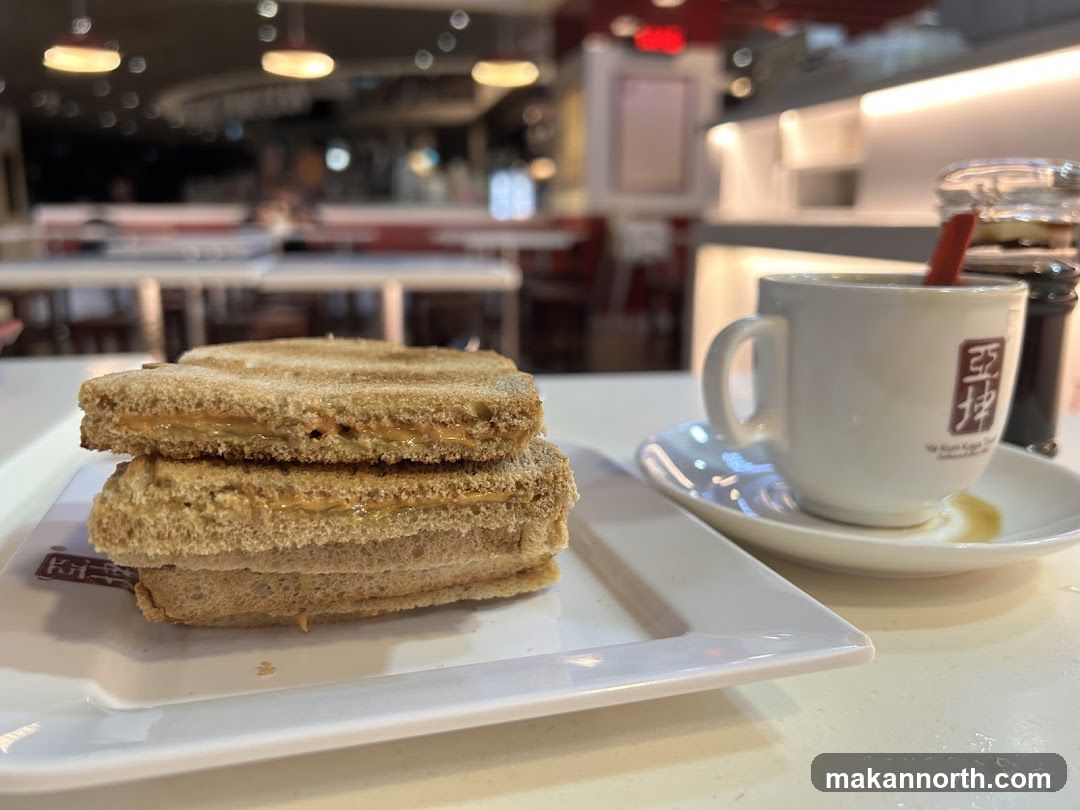 Peanut Butter Toast and Coffee