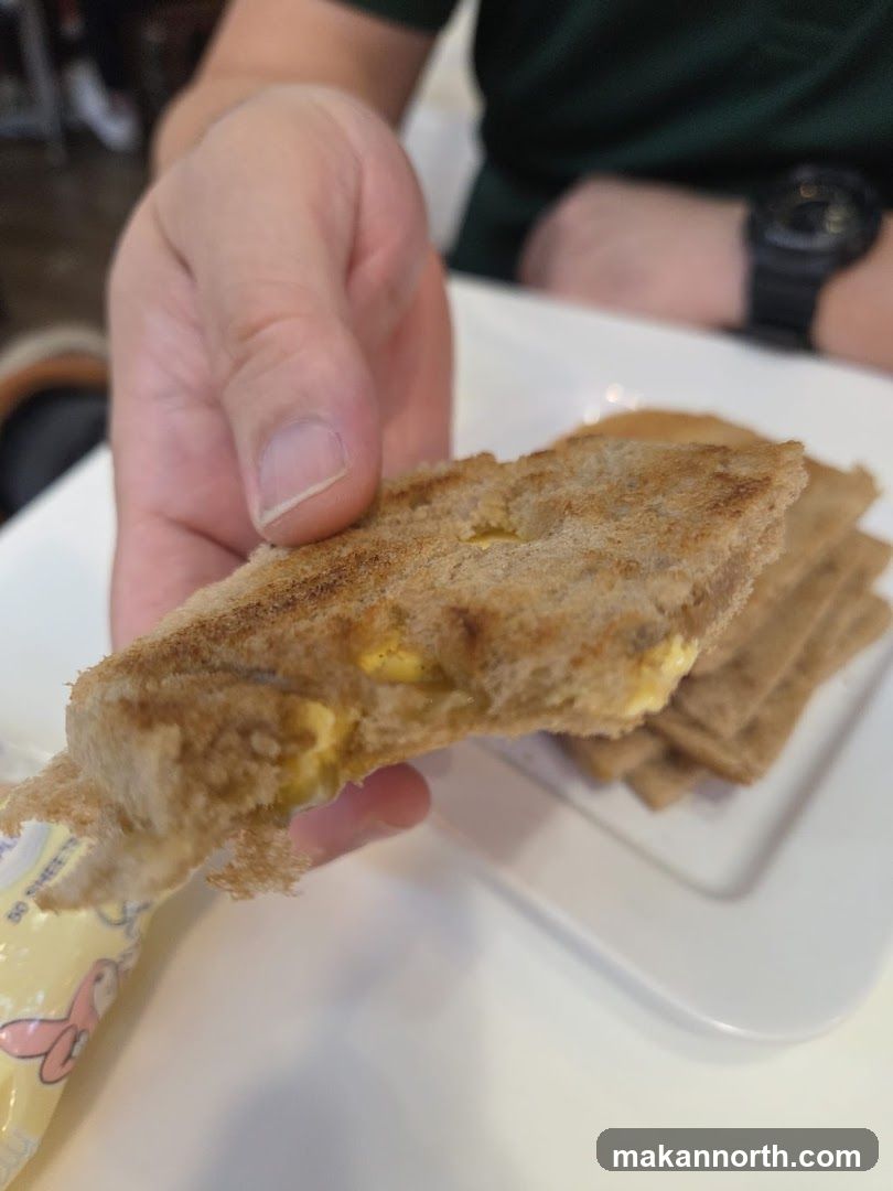 Toast with filling
