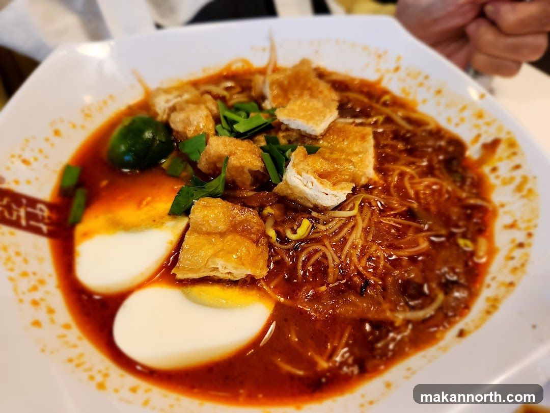 Noodle Soup with Tofu and Egg
