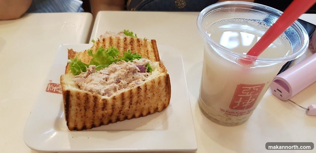 Tuna Sandwich and Drink