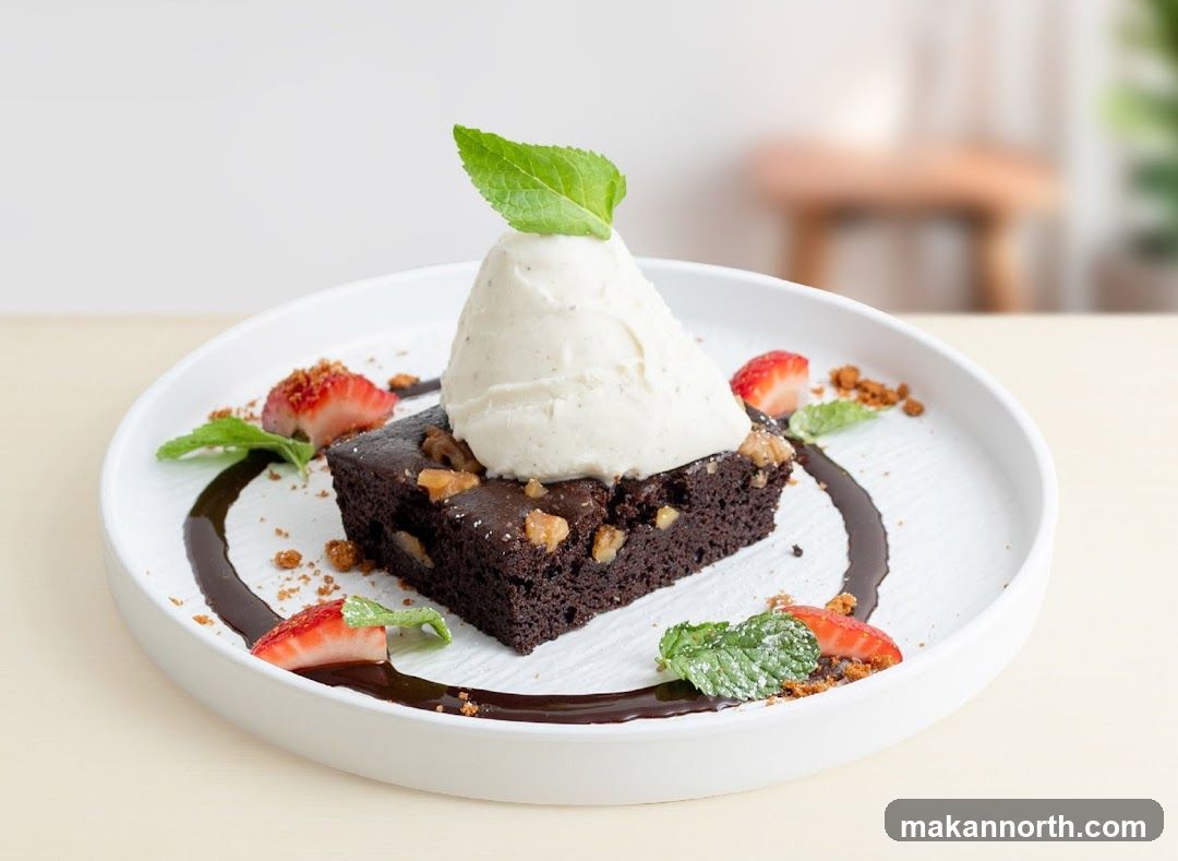 Brownie with Ice Cream