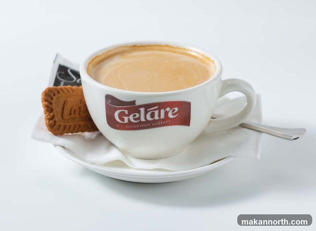 Coffee with a biscuit