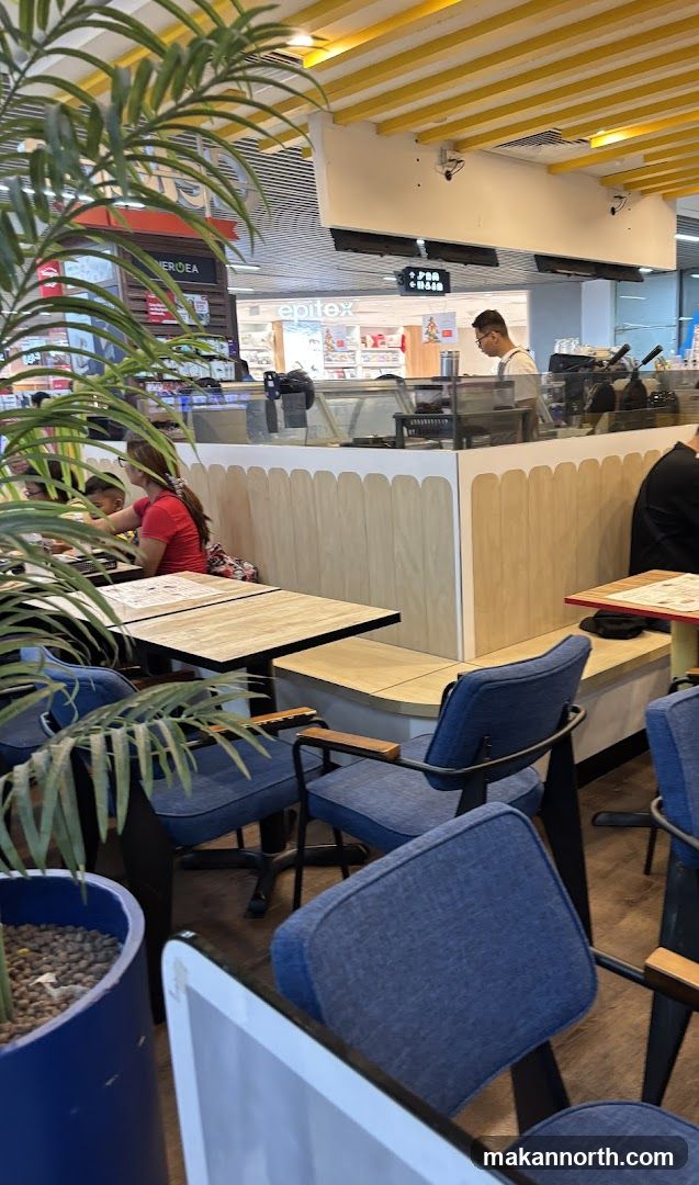 Cafe Interior with Seating