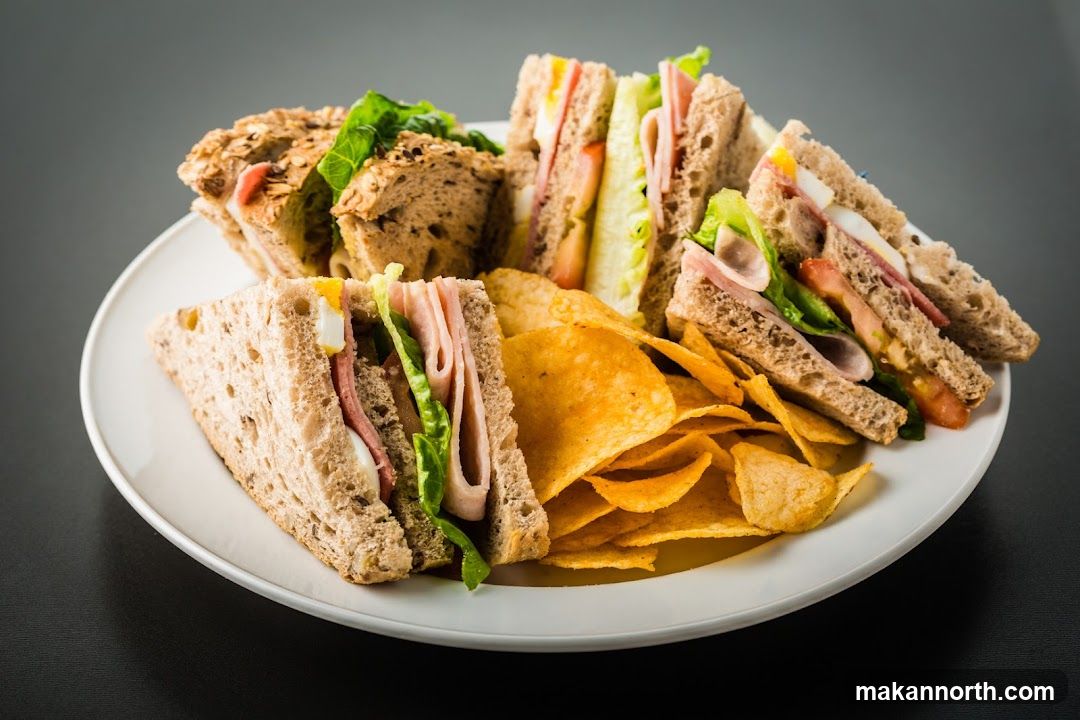 Club Sandwiches and Chips